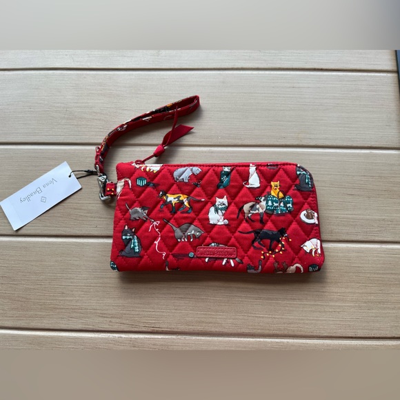 Vera Bradley Bags Vera Bradley Holiday Cats Wristlet Poshmark